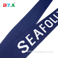 Polyester woven jacquard webbing 38 mm navy